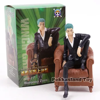 

Anime One Piece Roronoa Zoro / Sanji Sitting Sofa Ver. PVC Figure Collectible Model Toy 15cm