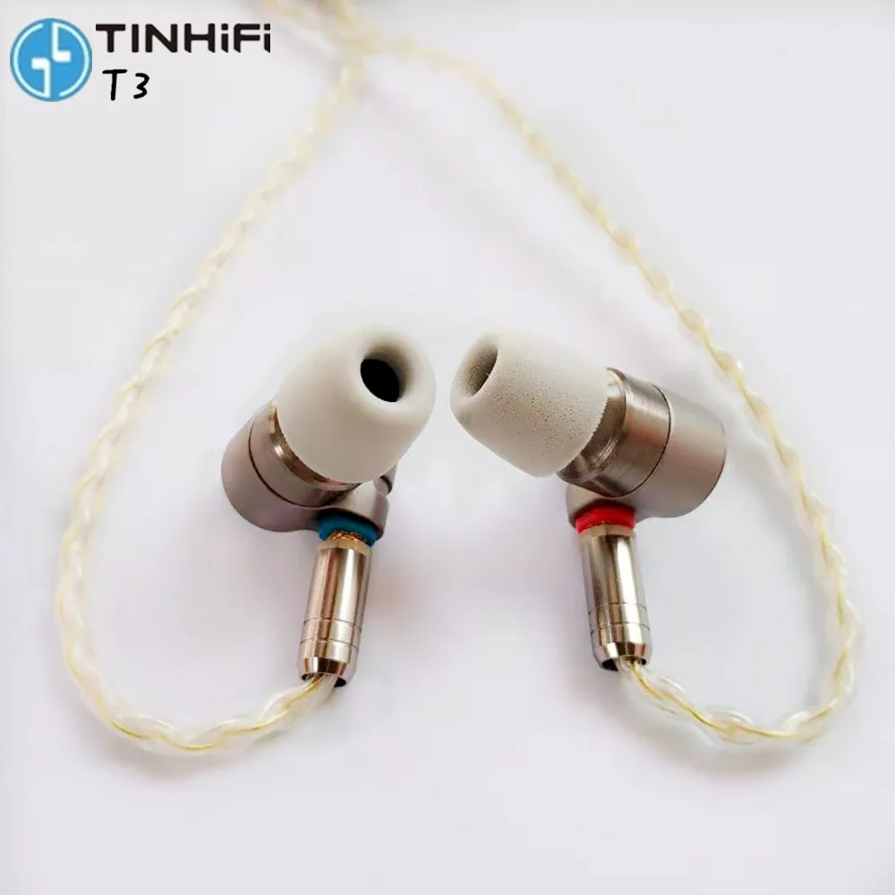 TinHIFI оловянный аудио T3 DD+ BA наушники в ухо Ноулз привод HIFI Металл 3,5 мм наушники вкладыши сменный кабель оловянный T3 T2 T4 P1