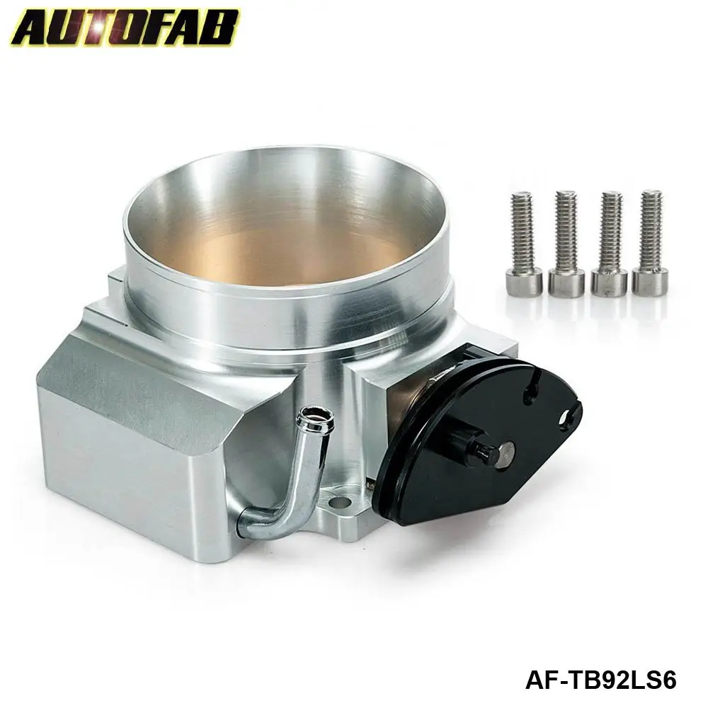 AUTOFAB - Aluminum UpgradeThrottle Body for 92MM GM GEN III LS1 LS2 LS6 LS3 LS LS7 SX LS Intake Manifold AF-TB92LS6