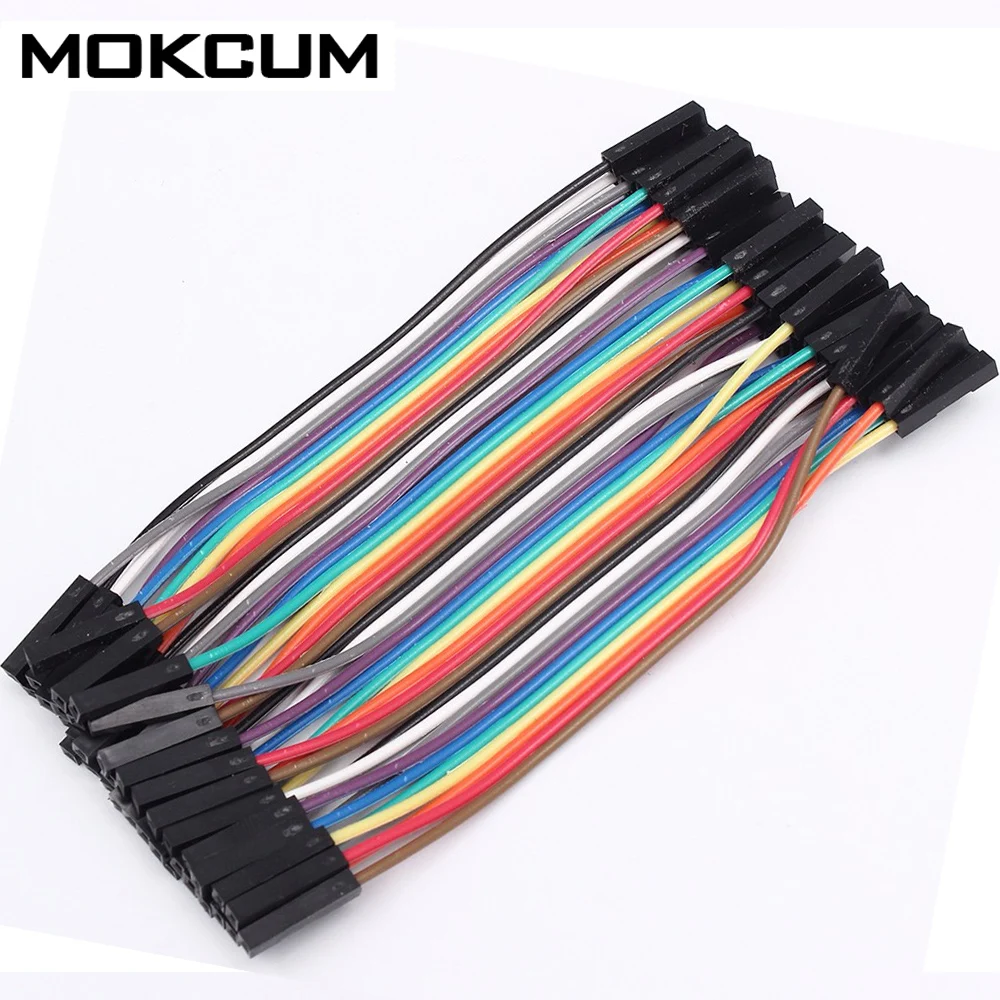 

40P Dupont Line 20cm Dupont Wire Jumper Cable 1p-1p Pin Connector adapter cable bread line Female to Female