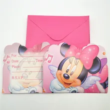 buy minnie party invitation and get free shipping on aliexpress com