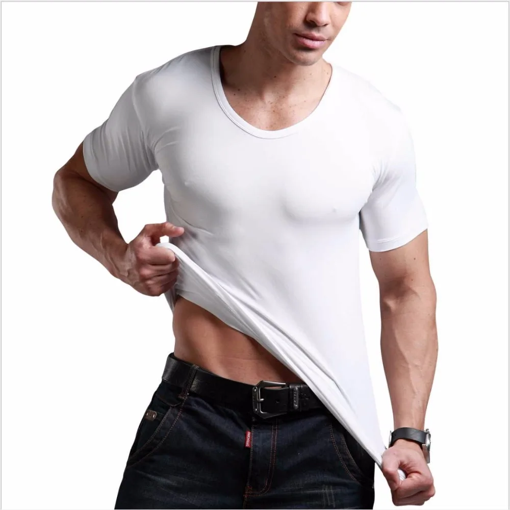 Aliexpress.com : Buy Comfortable Brand Supima Cotton Solid men's T ...