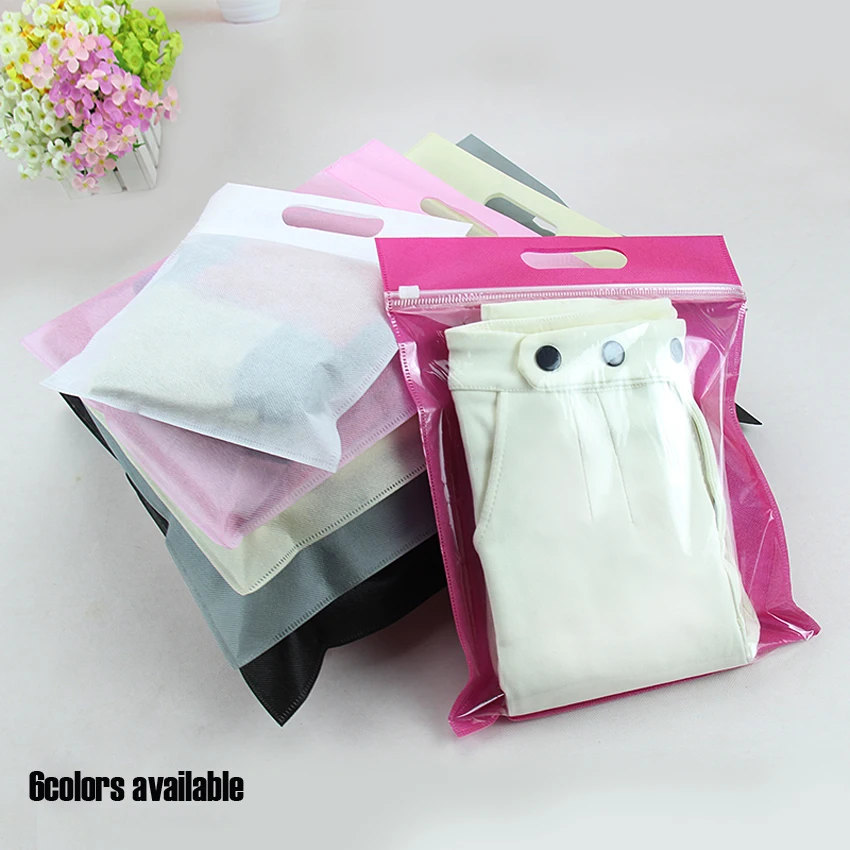 50 шт./лот все размеры 20/25/30/35/40 см + Ручная loop 6colors нетканые ziplock подарочные дорожные