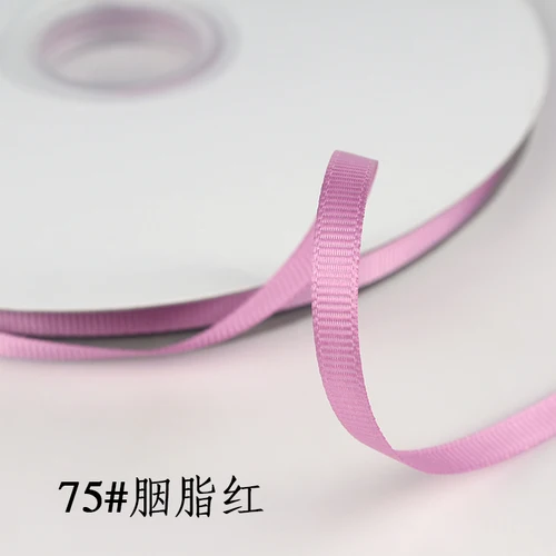 Elegant 6mm Grosgrain Satin Ribbons for Decorations and Crafts