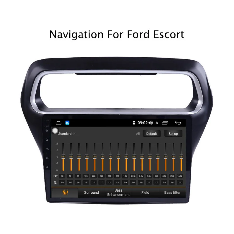 Discount 10.1" Android 8.1 8 core 4G RAM 64G ROM GPS Navigation Car Radio For Ford Escorts 2014,with Carplay/4G LTE 4