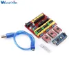 Placa de expansión CNC Shield V4 Nano V3.0, módulo 3 * A4988, Kit de controladores paso a paso, con Cable Micro USB para impresora 3D Arduino ► Foto 1/6