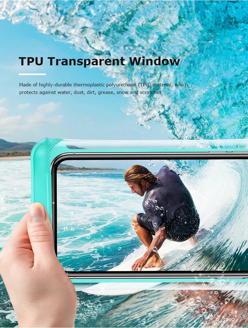 AONIJIE E4103 полный экран водонепроницаемый чехол для телефона сухая сумка чехол для мобильного телефона речной треккинг плавание пляж дайвинг дрейфующий
