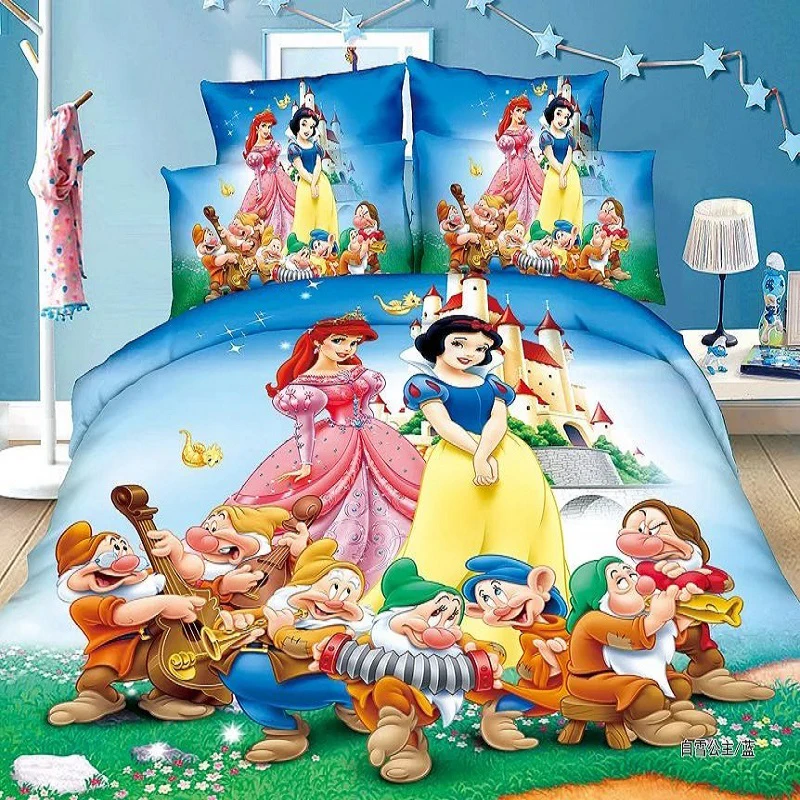 Disney принцессы из мультфильма “Холодное сердце” практика девушки с машинкой Маккуин с героями мультфильма «Моана»; Постельное белье детская обувь на каблуке для мальчиков и девочек; набор пододеяльников для Украшения в спальню Twin