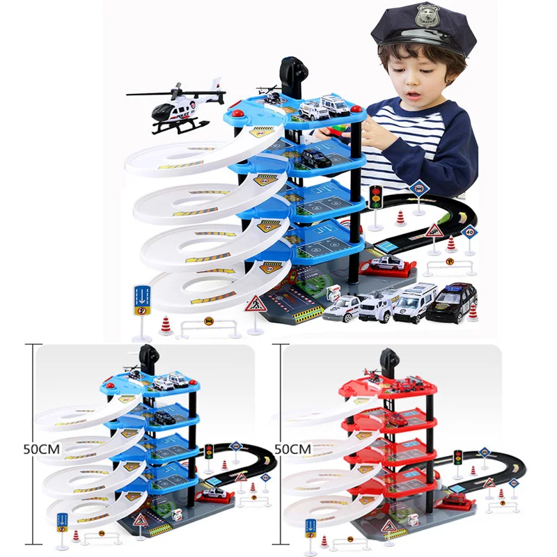 

New kids's DIY car toys 5-storey park car model children's gift toys