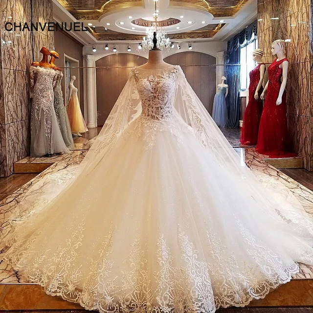 Ls63907 Beads Sleeveless Wedding Dress High End Luxury Ls63907 Beads Sleeveless Wedding Dress High End Luxury Long Train Princess Bridal Gowns 2018