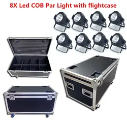 6X Led COB Par Light с flightcase 200 Вт светодиодный прожектор Par с мультичипом RGBWA UV 6в1 теплый белый холодный белый светодиодный dj свет Мыть прожектор для