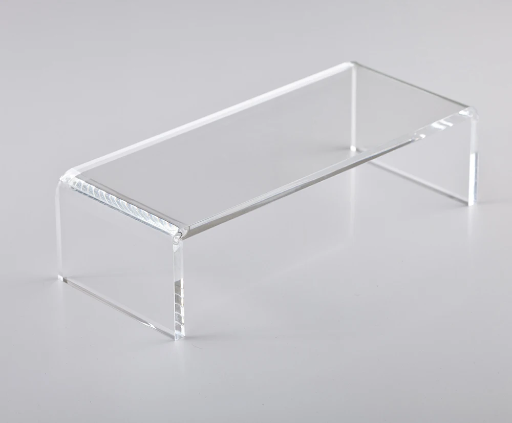 Table Top Retail Display Riser Clear Acrylic U Stand