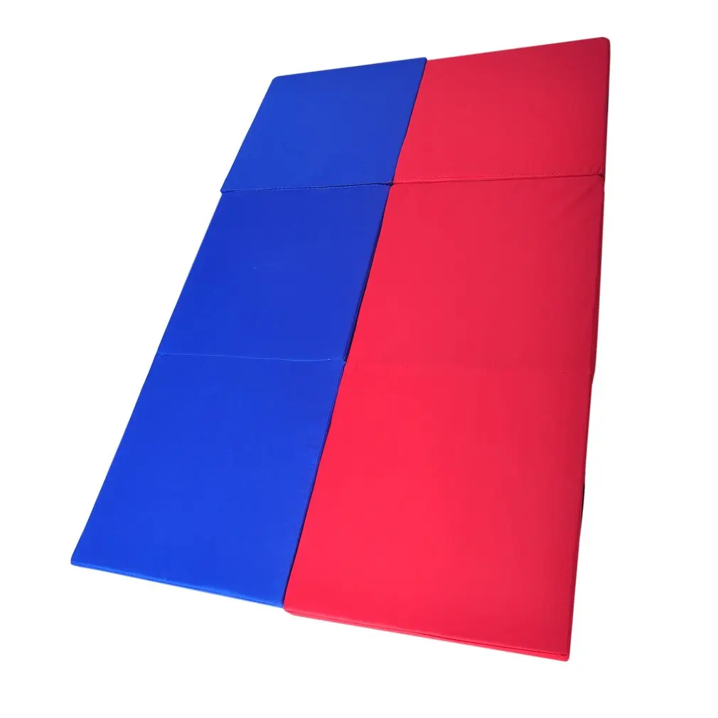 

180*60*5cm Folding Yoga Mat Pearl Wool Soft Dance Pads Three Fold Gymnastics Mat Pilates Sports Training Exercise Sit-up Mat