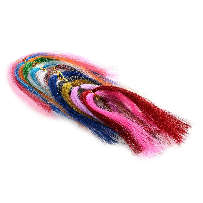 

100Pcs/Bag Outdoor Flash Fly Tying Material Fishing Lure Making Streamers Tool