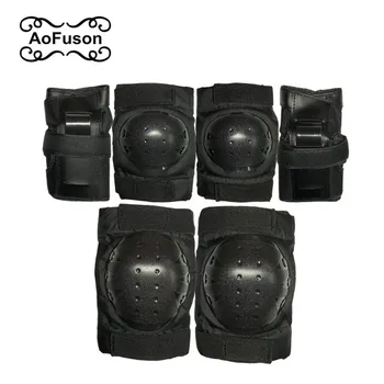 

6pcs/set Elbow Knee Outdoor Safety Sports Protective Elbow Knee For Adults Kids Roller skates Skate Scooter Balance Car Skiing