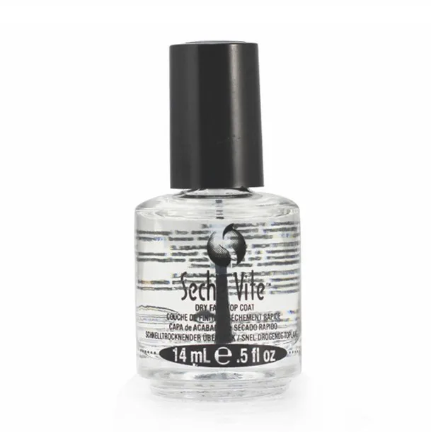 

Dry Fast Top Coat Bright Oil 14ml Salon Nail Care Beauty Tool Seche Vite nail polish top coat