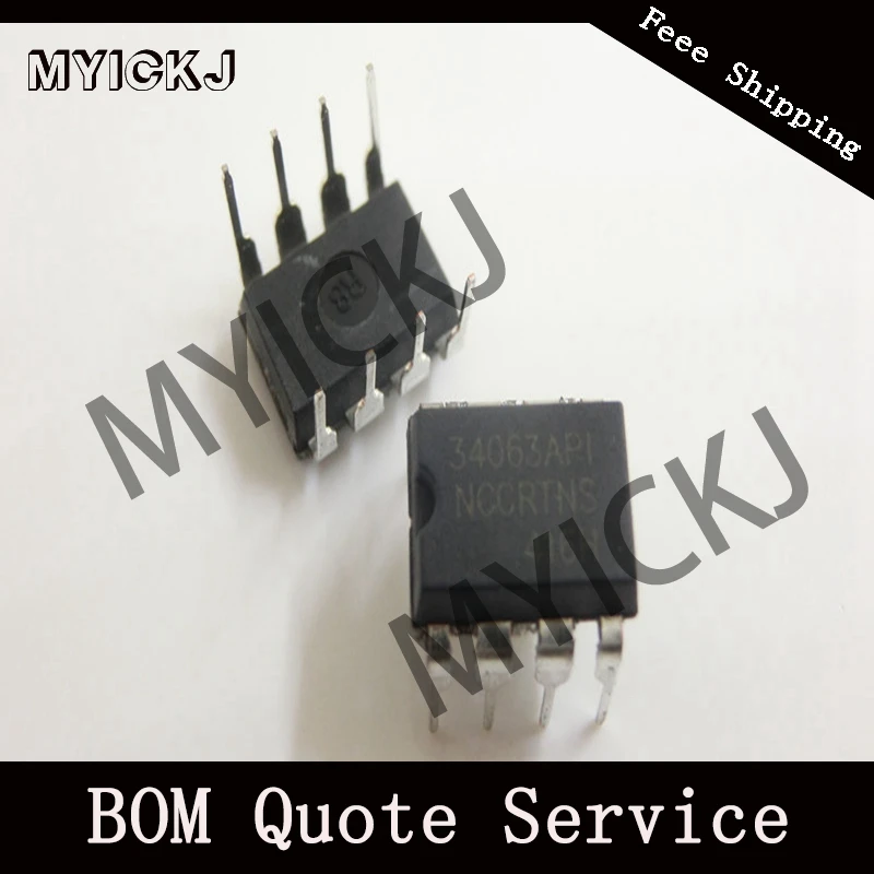 5 шт. MC34063AP1G REG BCK BST INV ADJ 1.5A 8DIP микросхема | Освещение