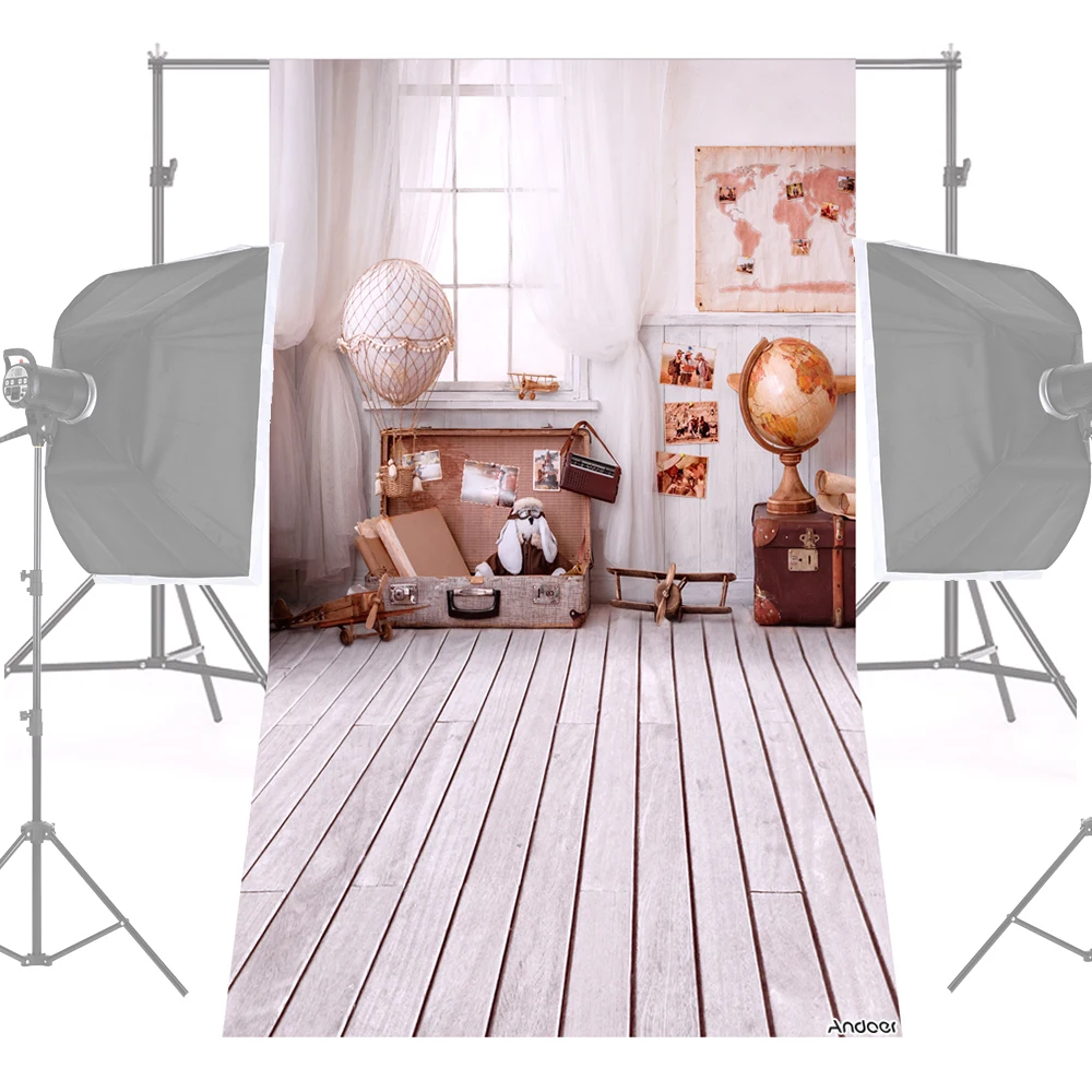 Andoer 1 5*0 9 м/5*3 фута тема для путешествий фон фотосъемки новорожденных детей