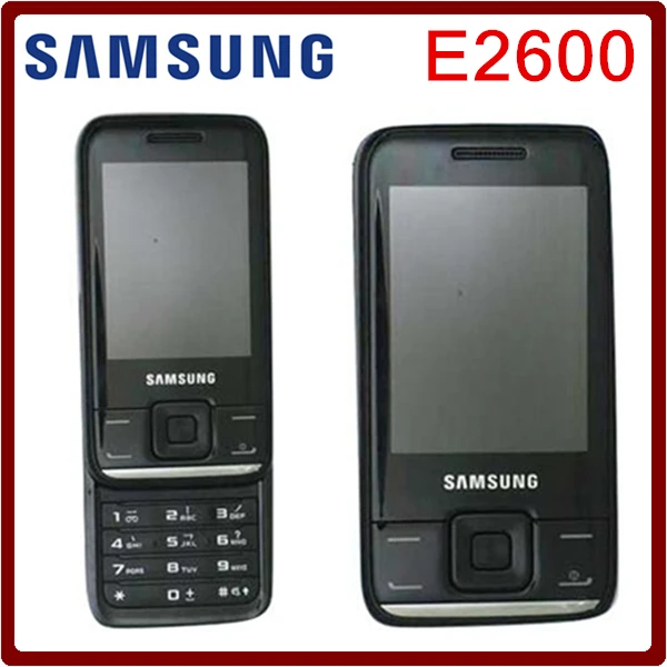 E2600 оригинальный Samsung gt-e2600 открыл мобильный телефон 2mp TFT Экран 2.4 дюйм(ов) слайдер
