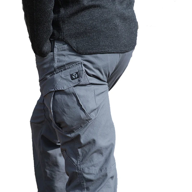 

Waterproof Tactical Military Pants Men SWAT Special Army Combat Cargo Pants Multi Pocket Rip-stop Cotton Long Trousers S-2XL