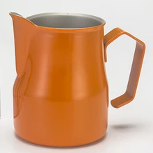 1 шт. многоцветные тефлоновые инструменты для кофе из нержавеющей стали Эспрессо молочный кувшин кружка для формирования пенки/Тефлон