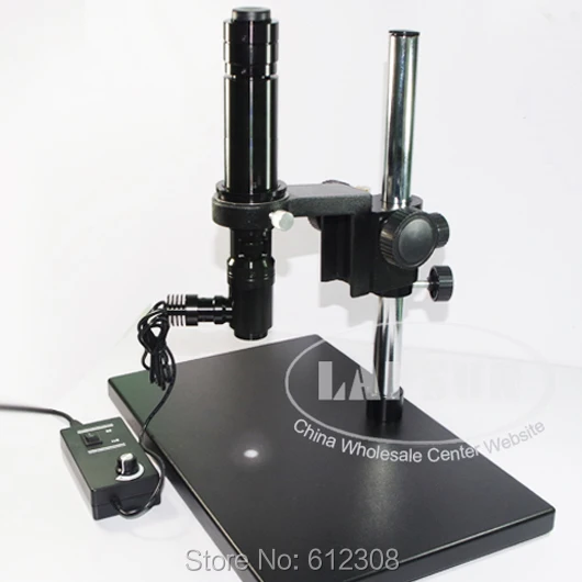 400X Inspection Zoom Monocular C mount Lens + Coaxial