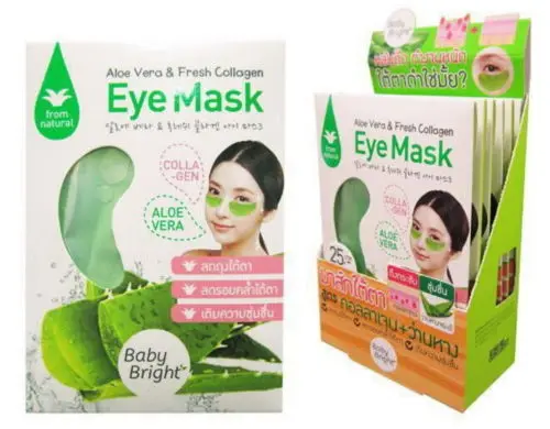 

Baby bright Thailand Aloe Vera Fresh Collagen eye mask 6 pairs