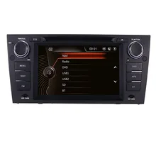 В наличии 7 «два автомобильный dvd-плейер din для BMW E90 E91 E92 с 3g gps Bluetooth Radio RDS USB SD Canbus руль Бесплатная gps карта