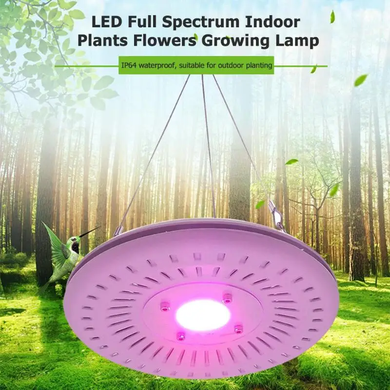 COB LED Grow Light 50 Вт полный спектр комнатных растений цветы растущая