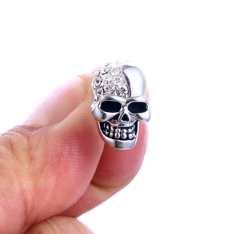 Fashion Vintage Imitation Diamond Skull Stud Earring 2017 Summer New Fashion Vintage Imitation Diamond Skull Stud Earring 2017 Summer New Design Skeleton Earrings Retro Jewelry For Women In From