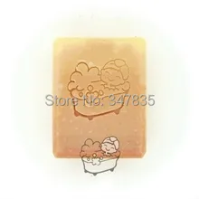 Ванна узор мини "сделай сам" для мыла штамп уплотнение с ручкой 40*39 мм(na019