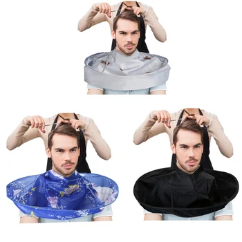 

NEW DIY Foldable Hair Cutting Cloak Umbrella Cape Salon Waterproof Barber Hairdress Barber Special HairStyling P# dropship