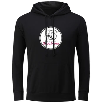 

Sent To Be The Good News Spiritual Slogan Hoodies Men Boy I Love You Love Quotes Pullovers Sweatshirt Women Girl Couple Jackets