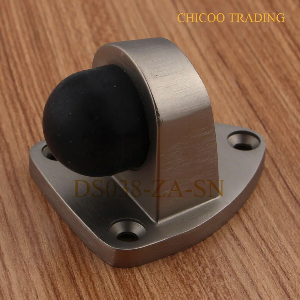 Zinc Alloy Triangular Door Stops Floor Mounted Door Stopper