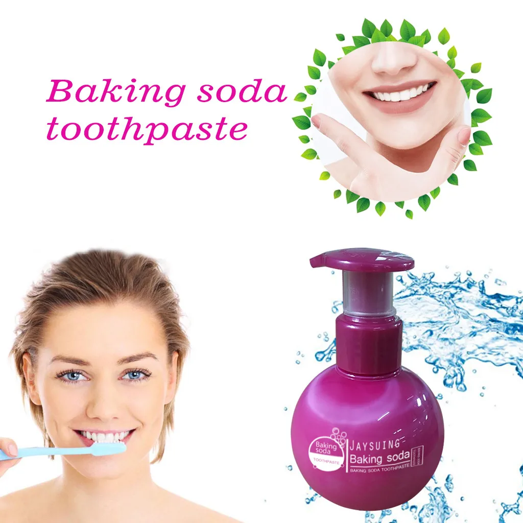 

220g Natural Toothpaste Organic Activated Charcoal Baking soda Stain Removal Whitening Toothpaste Fight Bleeding Gums Toothpaste