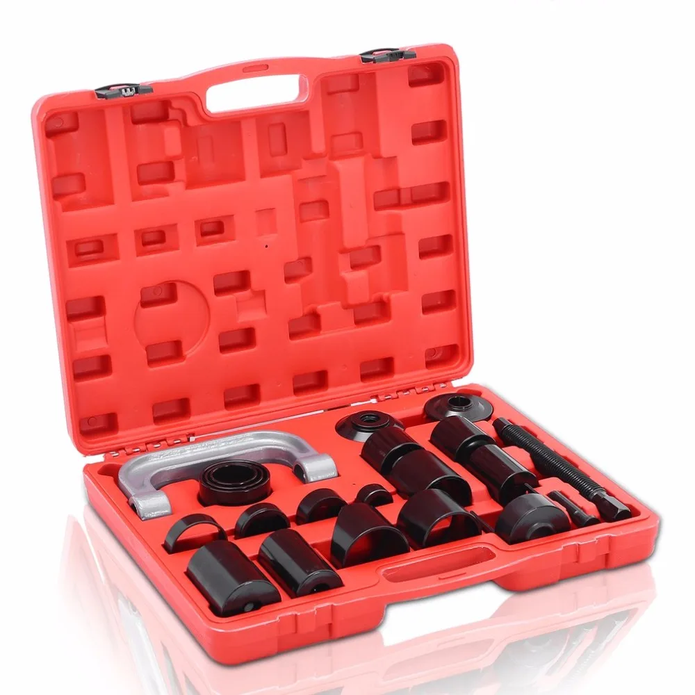 

(Ship From DE)21Pcs/Set Professional Heavy Duty Steel C Press Truck Car Ball Joint Nice Deluxe Set Service Kit Remover Installer