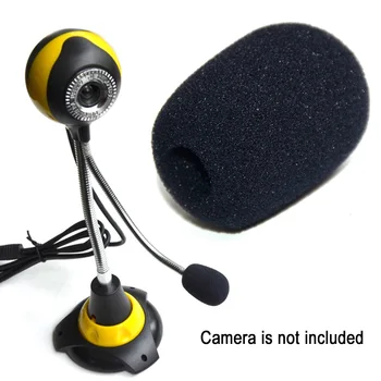 

10 Pcs Durable Headset Microphone Pads Mini Sponge Foam Pads Earphone Mic Cover Protector