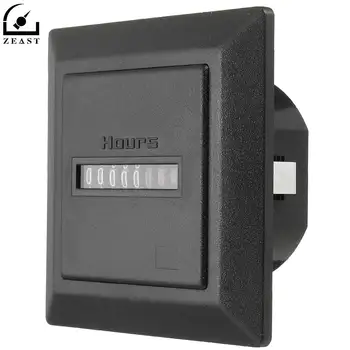 

Timer Square Counter Digital 0-99999.9 Hour Meter Hourmeter Gauge AC220-240V
