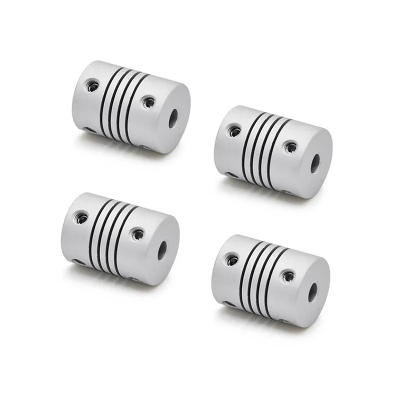 

4pcs 5x8mm CNC router stepper Motor Jaw Shaft Coupler Flexible Coupling OD 19x25mm for DIY mini cnc milling machine