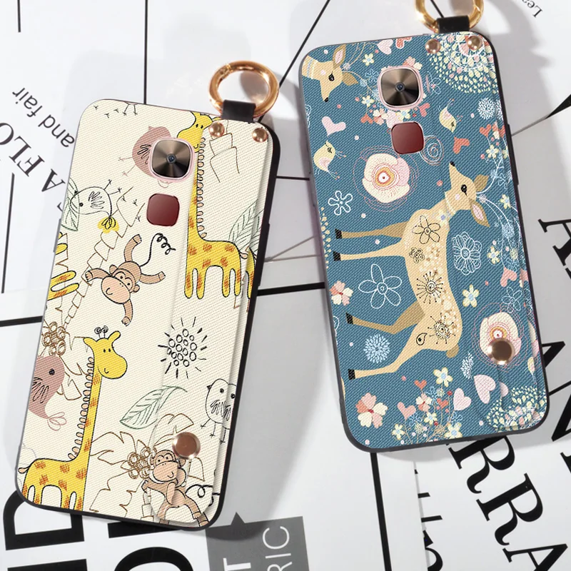 

Strap Rope Phone Case For LeEco Le 2 X527 / 2 Pro X620 Lanyard Stand Cover For LeEco Le Max 2 X820 X900 Soft Relief Coque