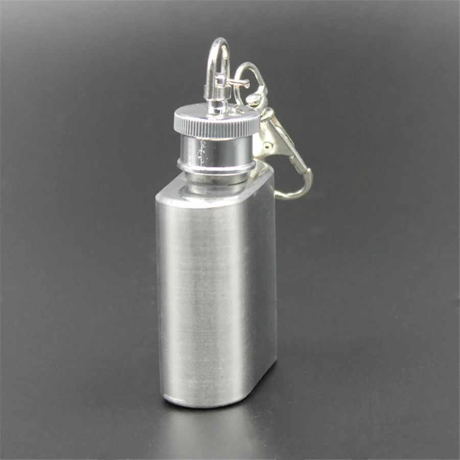9  HIBOUR Mini Hip Flask Quality Stainless Steel Laser Welding 1 Ounce Flasks Outdoor Sports Portable for Whiskey Flasks