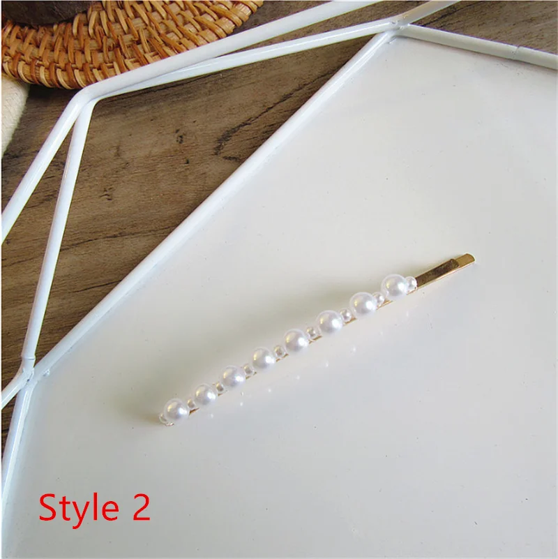 1PC Fashion Pearl Hair Clip Women Hairpin Girls Hairpins Barrette Headwear Hairgrip Hair Accessories Dropshipping New Arrival