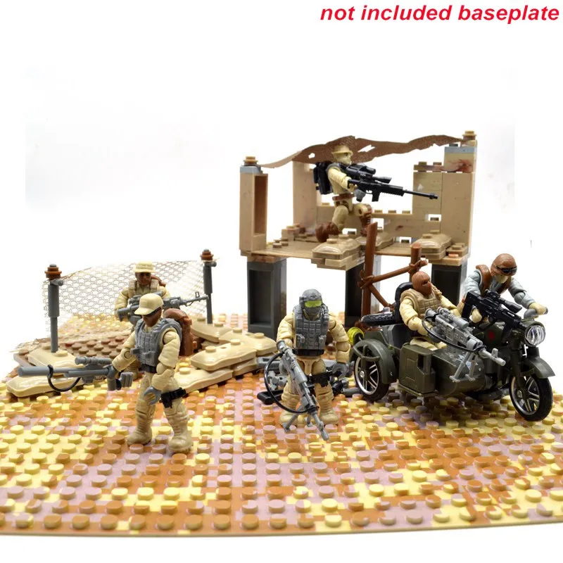Game Special Forces Soldiers Duty Military Series with Motorcycles Weapons Call Building Blocks Bricks Toys for Children Game Special Forces Soldiers Duty Military Series with Motorcycles Weapons Call Building Blocks Bricks Toys for Children