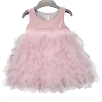 

Pink Baby Girl Sequin Dress Toddler Lace Tutu Vestido Infantil New Birthday Party Kids Clothes Bebe Clothing Children Wear