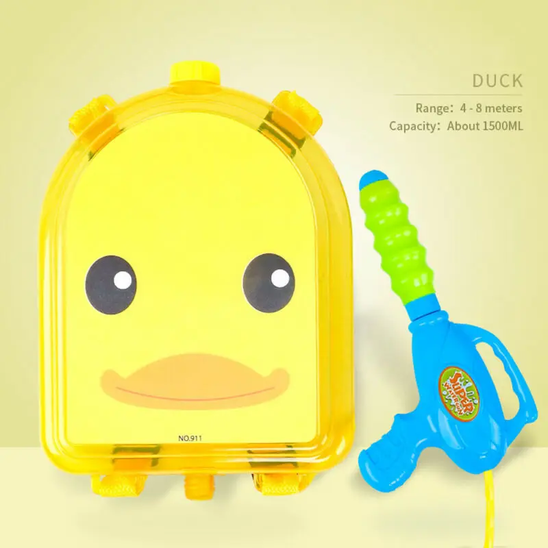 Brand Fun Kids Squirt Fight Beach Children Backpack Water Gun Spray Water Toy