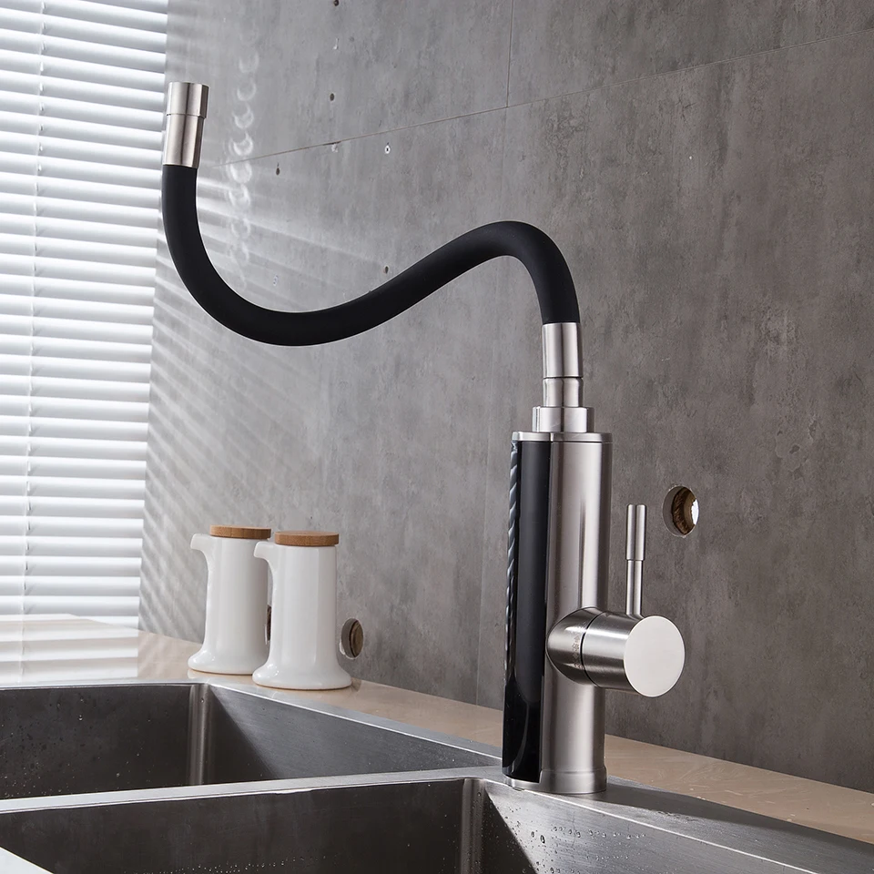 KOLERTH Intelligent Electric Kitchen Water Heater Faucets Flexible Rotated Instant Water Heating Faucet With Digital Display
