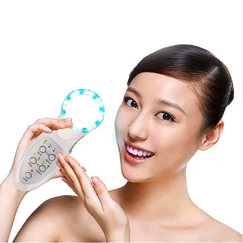 

7 Colorfull 3MHz Ultrasonic Facial Cleaner Massage Ultrasound Rejuvenation Anti Skin Wrinkle Acne Pigmentation Remover Cleanser