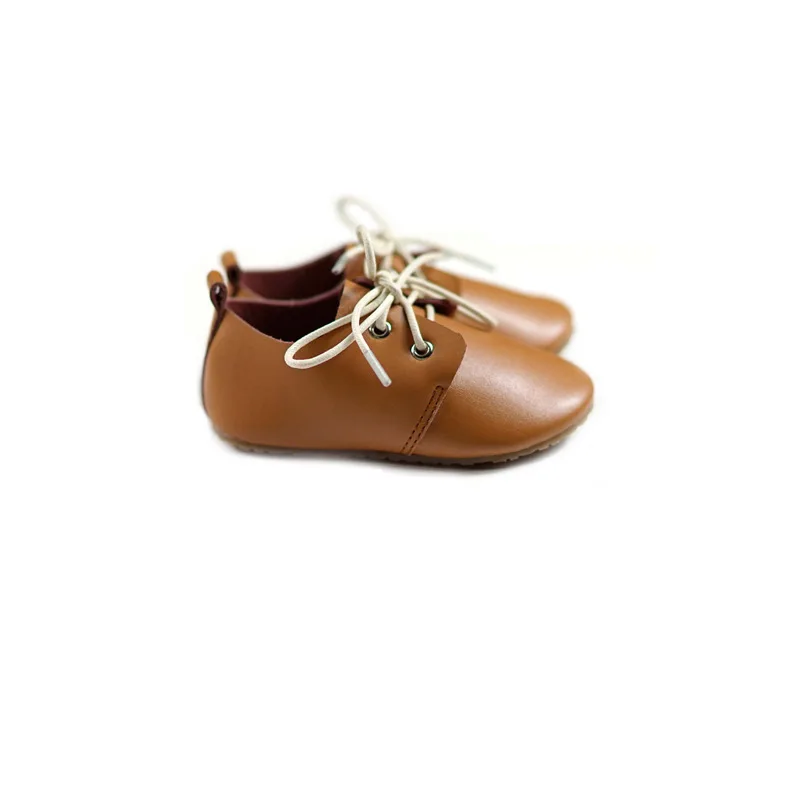 Детская повседневная обувь в британском стиле; школьная обувь из натуральной кожи для мальчиков; сезон весна-осень; Лоферы для маленьких девочек