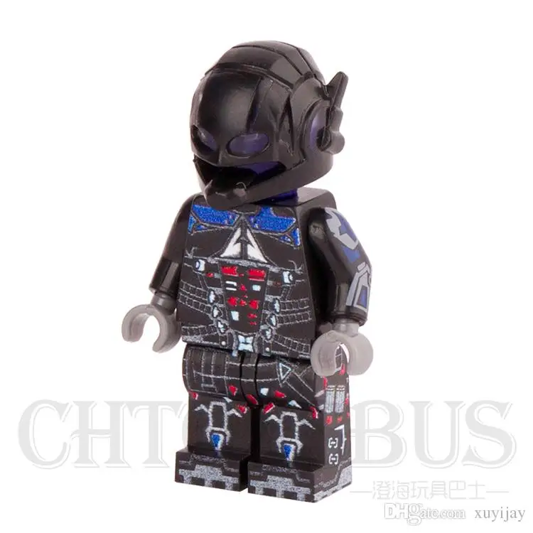 Goedkoop Enkele Verkoop Arkham Knight Robin Batman Minifig DC Justice League DIY Minifig Monteren Model Bouwstenen Kids Speelgoed Geschenken
