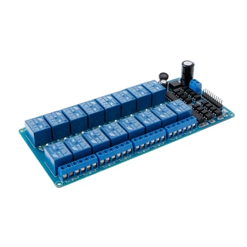 

16 Channel 5V Relay Shield Module For Arduino UNO 2560 128 ARM PIC AVR STM32 Electronic Relay Belt Optocoupler Insulation